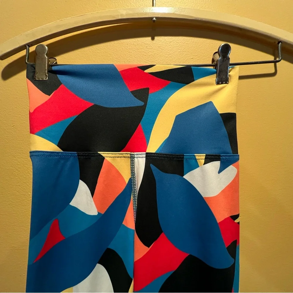 BEACH RIOT Sport Piper Leggings In Primary Mod High Rise Size XS Yoga Athleisure - Picture 8 of 15